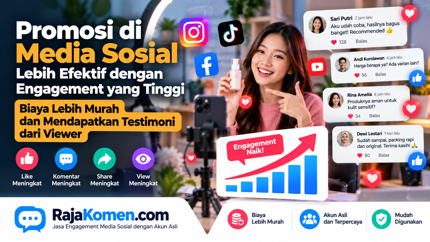 promosi di media sosial